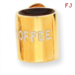 14k Enameled Coffee Cup Pendant