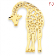 14k Giraffe Charm