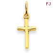 14K Gold  Small Cross Charm