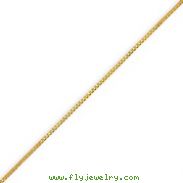 14K Gold 0.7mm Box Chain