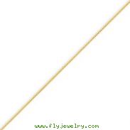 14K Gold 0.8mm Cable Chain
