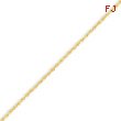 14K Gold 1.10mm Baby Rope Chain