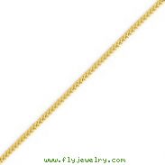 14K Gold 1.3mm Franco Chain