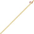 14K Gold 1.45mm Diamond Cut Cable Chain