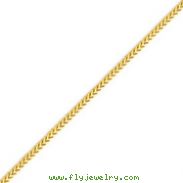 14K Gold 2.0mm Franco Bracelet