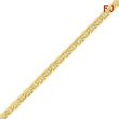 14K Gold 5.1mm Semi-Solid Anchor Chain