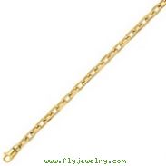 14K Gold 5.6mm Polished Fancy Link Bracelet