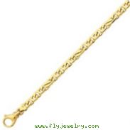 14K Gold 6.2mm Polished Fancy Link Bracelet