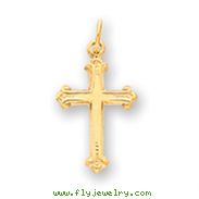 14K Gold Cross Charm