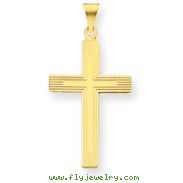 14K Gold Cross Charm