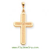 14K Gold Cross Pendant