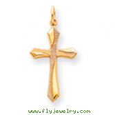 14K Gold Cross Pendant