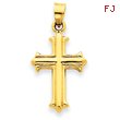 14K Gold Cross Pendant