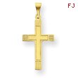 14K Gold Cross Pendant