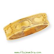 14K Gold Footprints In The Sand Ring