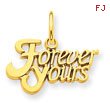 14K Gold Forever Yours Charm