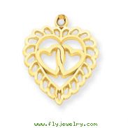 14K Gold Heart Charm