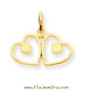 14K Gold Heart Charm