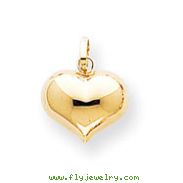 14K Gold Heart Charm