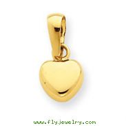 14K Gold Heart Charm