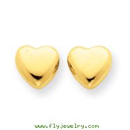 14K Gold Heart Ear