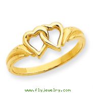 14K Gold Heart Ring