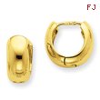 14K Gold Hinged Hoop Earrings