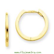 14K Gold Hinged Hoop Earrings