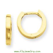 14K Gold Hinged Hoop Earrings