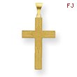 14K Gold Laser Designed Cross