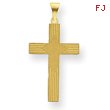 14K Gold Laser Designed Cross