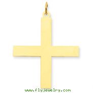 14K Gold Laser Designed Cross Pendant