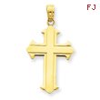 14K Gold Passion Cross Pendant