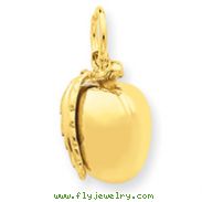 14K Gold Peach Charm