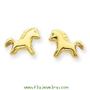 14K Gold Pony Ear