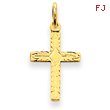 14K Gold Small Cross Charm