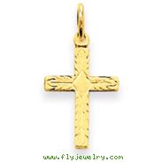 14K Gold Small Cross Charm