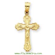 14K Gold Small Crucifix Charm