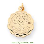 14K Gold Special Daughter Charm