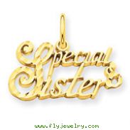 14K Gold Special Sister Charm