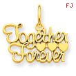 14K Gold Together Forever Charm
