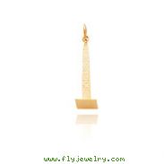 14K Gold Washington Monument Charm