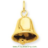 14K Gold Wedding Bell Charm