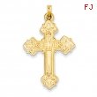 14k Hollow Cross Pendant