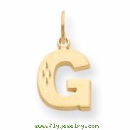 14k Initial G Charm