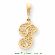 14k Initial G Charm