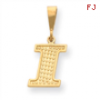 14k Initial I Charm