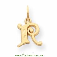 14k Initial R Charm