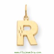 14k Initial R Charm