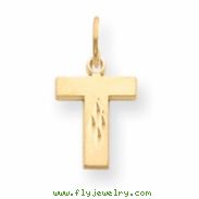 14k Initial T Charm